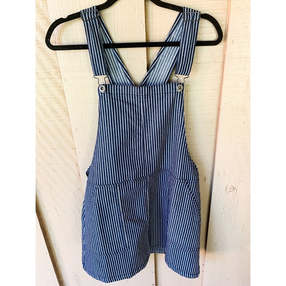 Altar’d State Overall Dress Striped NWT L